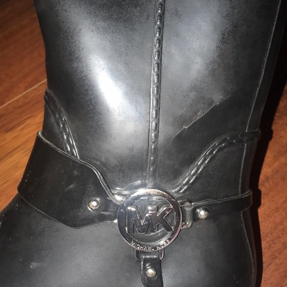 Michael Kors Black Tall Rain boot - Picture 6 of 8